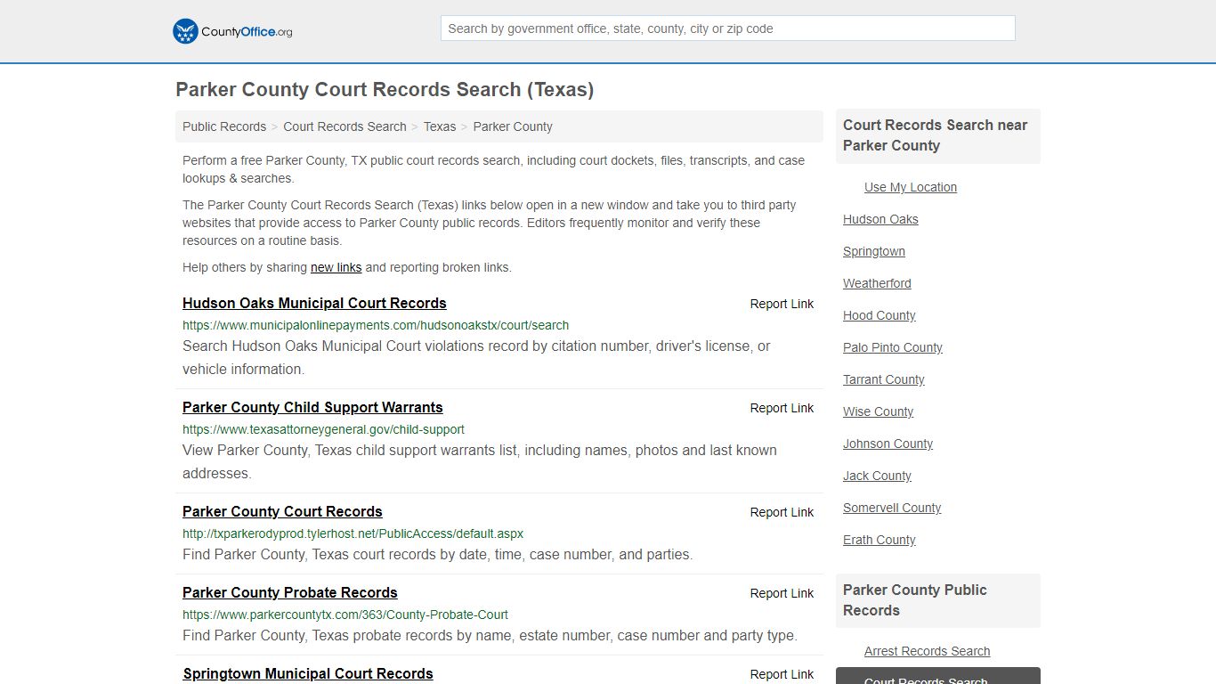 Court Records Search - Parker County, TX (Adoptions ...